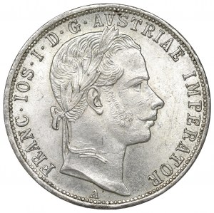 Austria, Franz Joseph I, 1 florin 1861 A