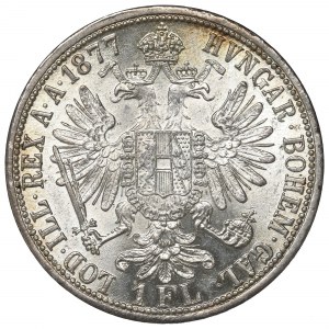 Austria, Franz Joseph, 1 florin 1877
