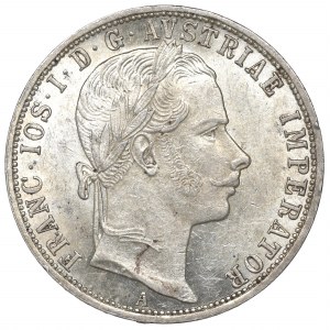 Austria, Franz Joseph I, 1 florin 1860 A