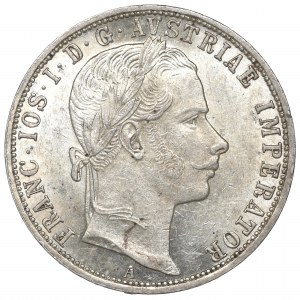 Austria, Franz Joseph I, 1 florin 1860 A