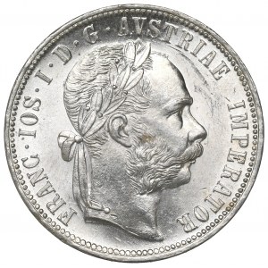 Austria, Franz Joseph I, 1 florin 1878