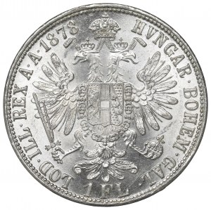 Austria, Franz Joseph I, 1 florin 1878