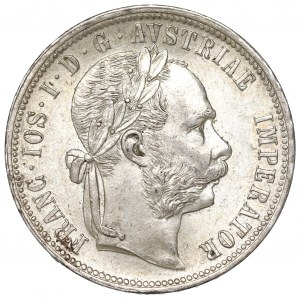 Austria, Franz Joseph I, 1 florin 1878