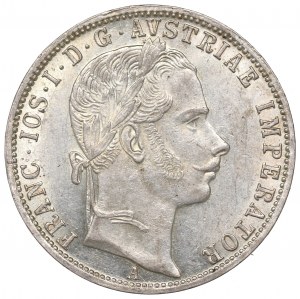 Austria, Franz Joseph I, 1 florin 1861 A