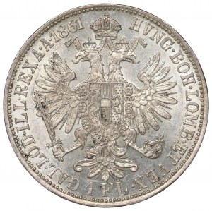 Austria, Franz Joseph I, 1 florin 1861 A