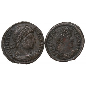Impero romano, Costantino I, set di follis