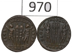 Roman Empire, Constantine I and II, lot of ae