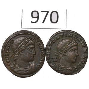 Roman Empire, Constantine I and II, lot of ae
