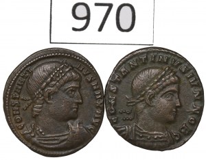 Roman Empire, Constantine I and II, lot of ae