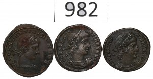 Roman Empire, Constantine I and II, lot of ae