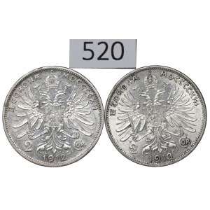 Austria, Lot 2 corona 1912-13