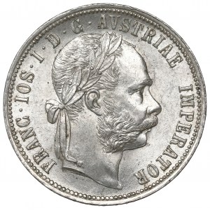 Austria-Hungary, Franz Joseph I, 1 florin 1890
