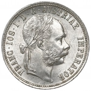 Austria-Hungary, Franz Joseph I, 1 florin 1890