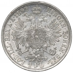 Austria, Franz Joseph, 1 florin 1892