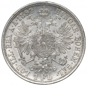 Austria, Franz Joseph, 1 florin 1892