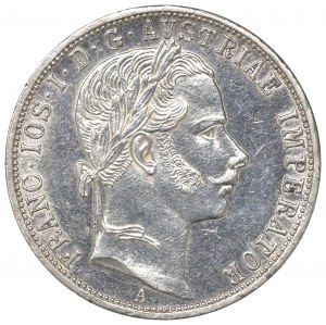 Austria, Franz Joseph I, 1 florin 1860 A