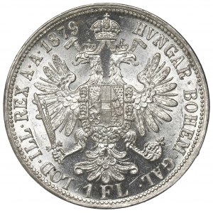 Austria, Franz Joseph, 1 florin 1879