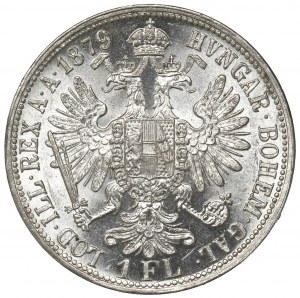 Austria, Franz Joseph, 1 florin 1879