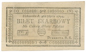 Kosciuszko uprising, 4 zloty 1794