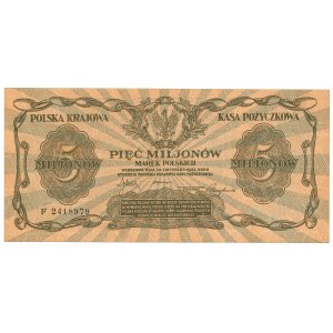 II RP, 5 mln marek polskich 1923 F