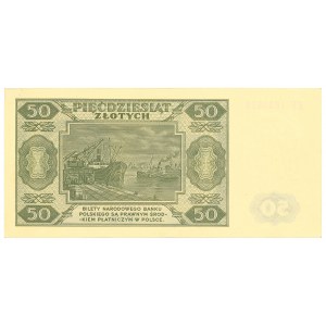 PRL, 50 złotych 1948 EF