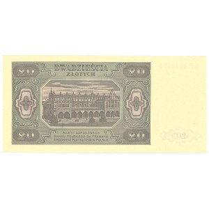 PRL, 20 złotych 1948 KF