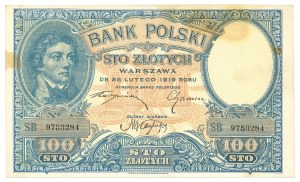 II RP, 100 gold 1919 S.B.