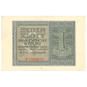 GG, 1 złoty 1940 B