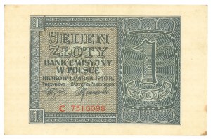 GG, 1 zloty 1940 C