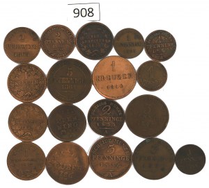 Europe, Lot of copper coins