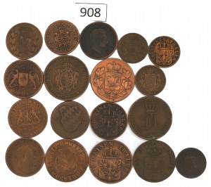 Europe, Lot of copper coins