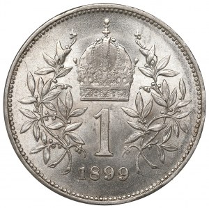 Austria, Franz Joseph, 1 crown 1899