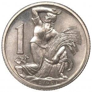 Czechoslovakia, 1 korona 1922