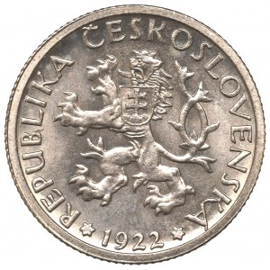 Czechoslovakia, 1 korona 1922