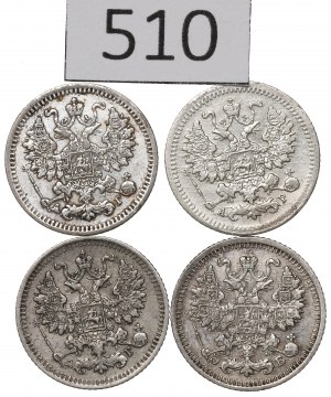 Russia, Lot 5 kopecks 1886-1909