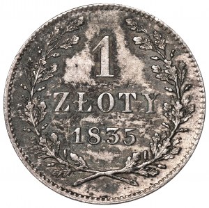 Free City of Cracow, 1 zloty 1835