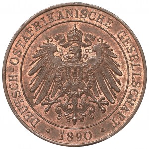 German East Africa, 1 pesa 1890