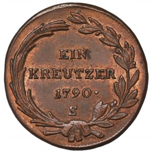 Austria, 1 kreuzer 1790 S