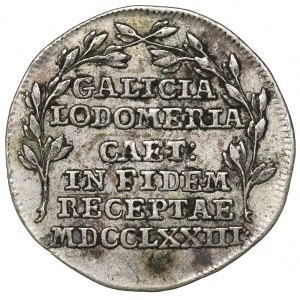 1773 Galicja i Lodomeria, Żeton Przyłączenie do Cesarstwa Austriackiego