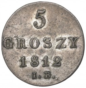 Duchy of Warsaw, 5 groschen 1812