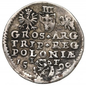 Sigismund III Vasa, 3 Groschen 1590, Olkusz