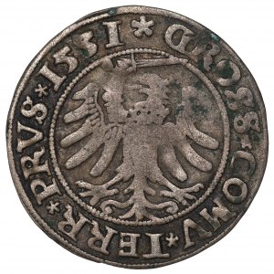 Sigismund I the Old, Grosz for Prussian lands 1531, Torun - PRVS/PRVS