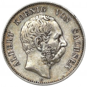 Germany, Saxony, 2 mark 1901