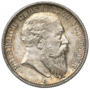Germany, Baden, 2 mark 1905