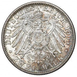 Germany, Baden, 2 mark 1905