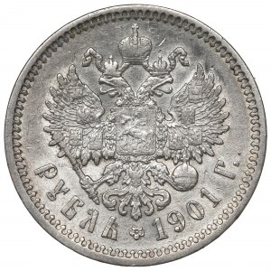 Russia, Nicholaus II, Ruble 1901