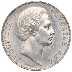 Germany, Bayern, Ludwig II, Taler 1867