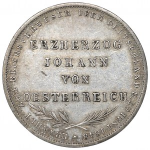 Germany, Frankfurt, Thaler 1848