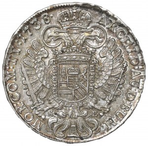 Hungary, Carolus VI, Thaler 1738 KB