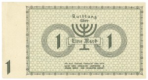 Lodz Ghetto, 1 mark 1940 Ser. A 6 digits